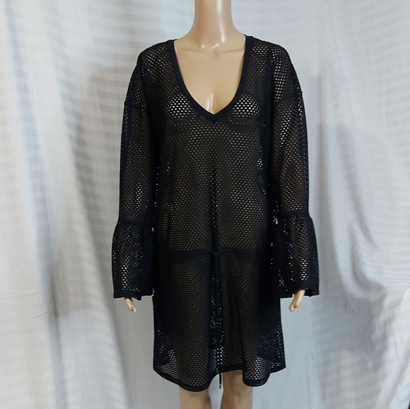 Calvin klein coverups size Large/XLarge Long sleeves color black - Picture 3 of 16
